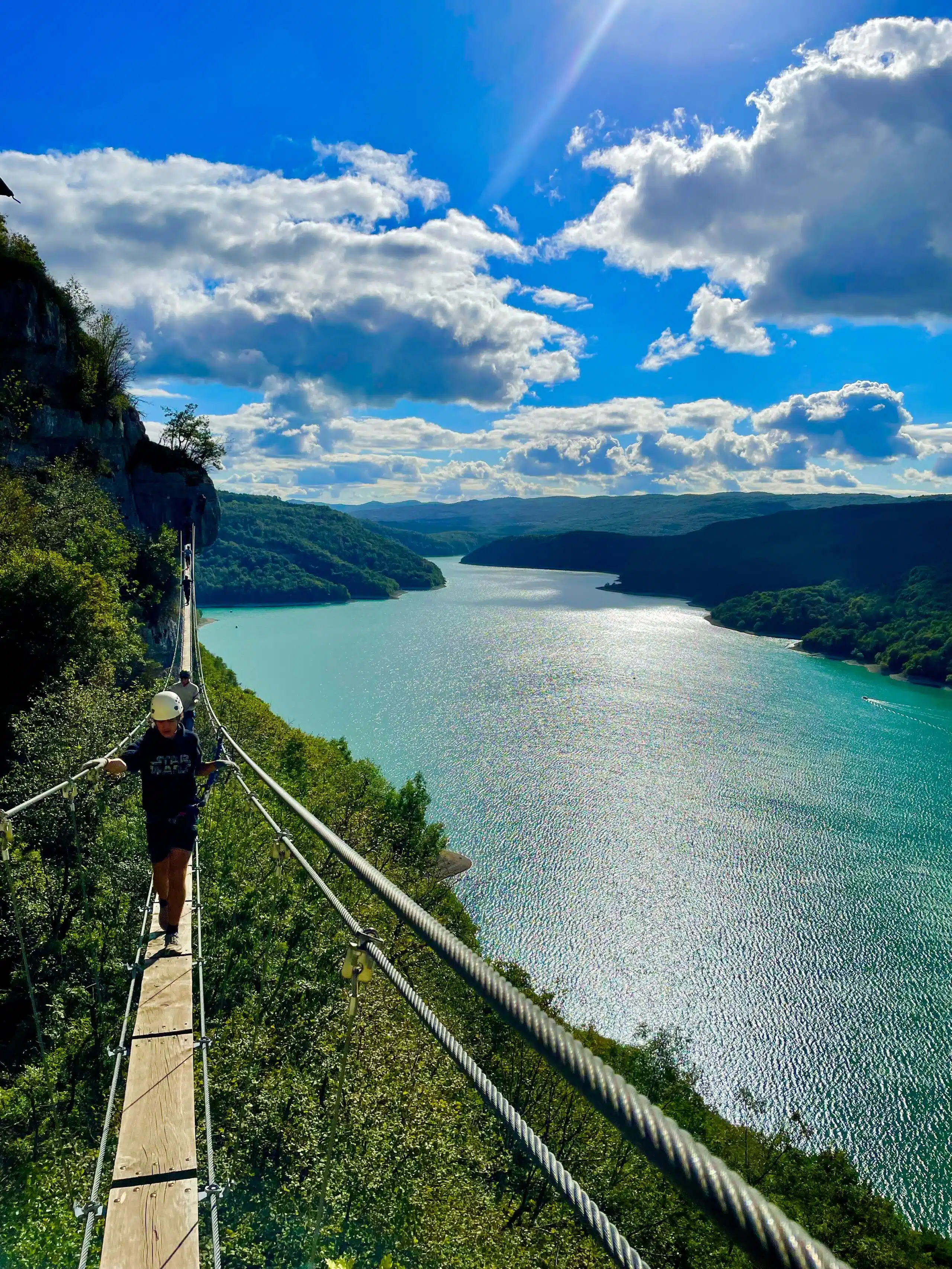 Via Ferrata du lac de Vouglans